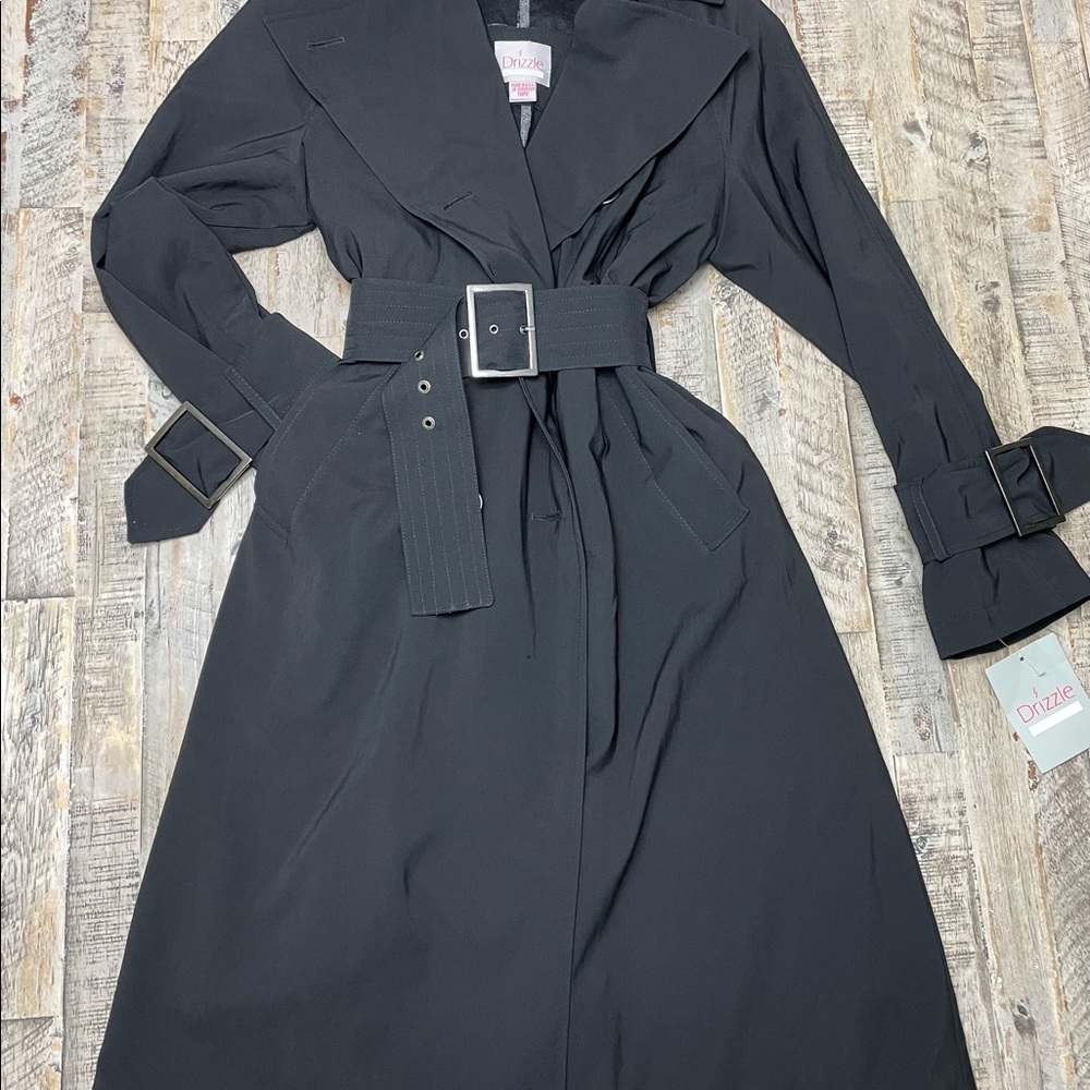 Onzie Black Trench Coat for Women